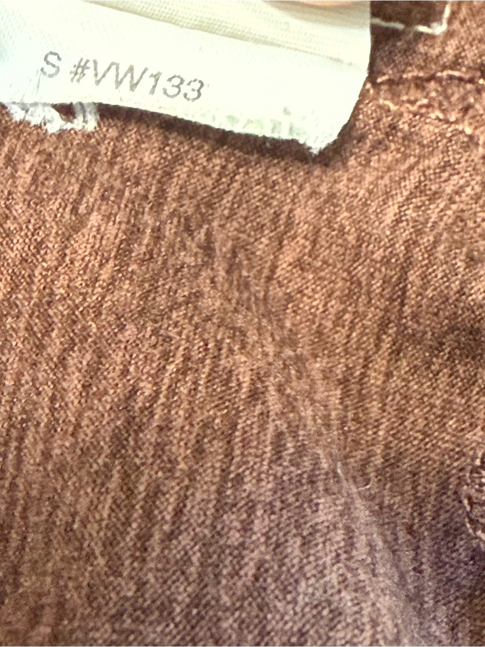Vuori Daydream Crew Long Sleeve Shirt Size M Brown Heather VW133 - Picture 7 of 12